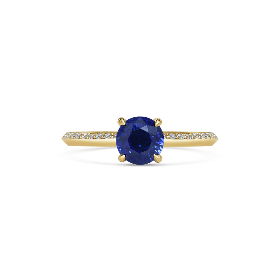 The X- Ursa Major Blue Ring by East London jeweller Rachel Boston | Discover our collections of unique and timeless engagement rings, wedding rings, and modern fine jewellery. - Rachel Boston Jewellery