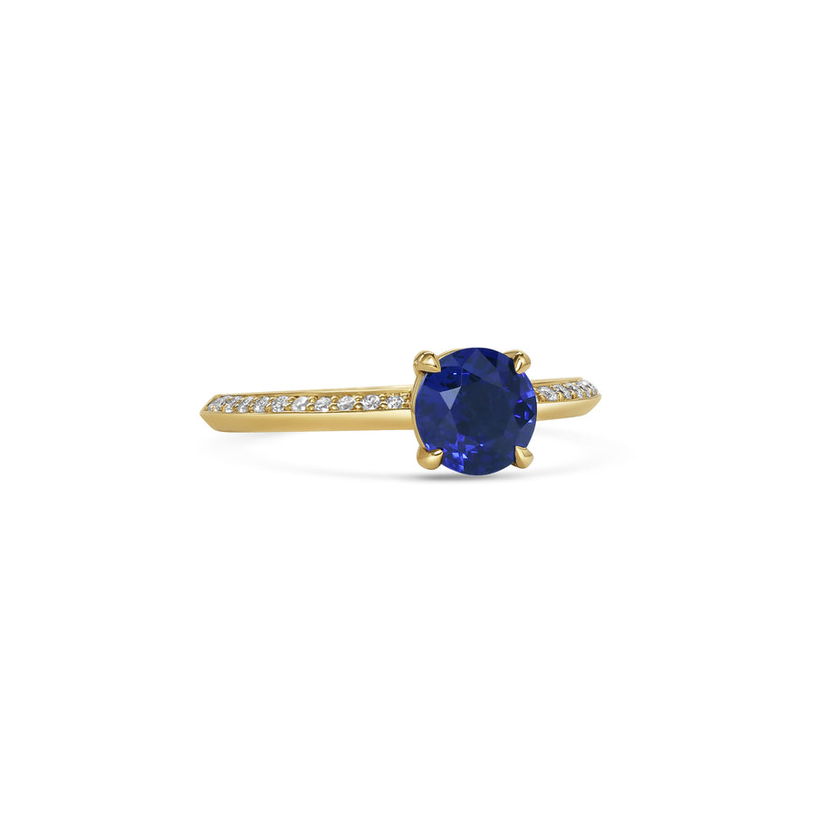 The X- Ursa Major Blue Ring by East London jeweller Rachel Boston | Discover our collections of unique and timeless engagement rings, wedding rings, and modern fine jewellery. - Rachel Boston Jewellery