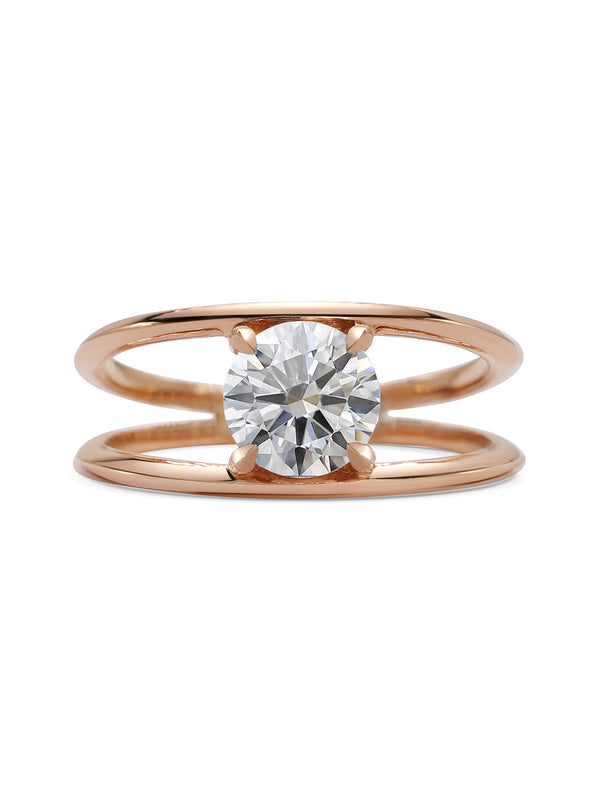 The Vivian Ring by East London jeweller Rachel Boston | Discover our collections of unique and timeless engagement rings, wedding rings, and modern fine jewellery.