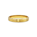 Triple Edge Wedding Band