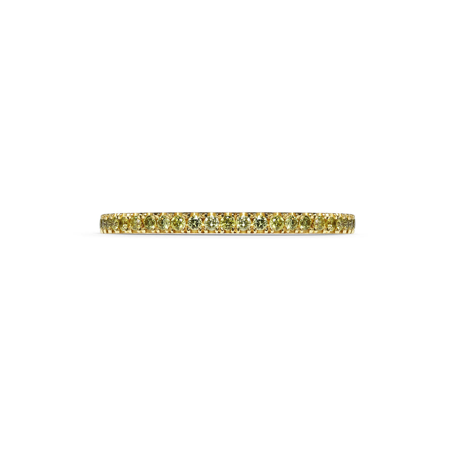 The Fancy Yellow Diamond Circulum Band - 1.5mm by East London jeweller Rachel Boston | Discover our collections of unique and timeless engagement rings, wedding rings, and modern fine jewellery. - Rachel Boston Jewellery
