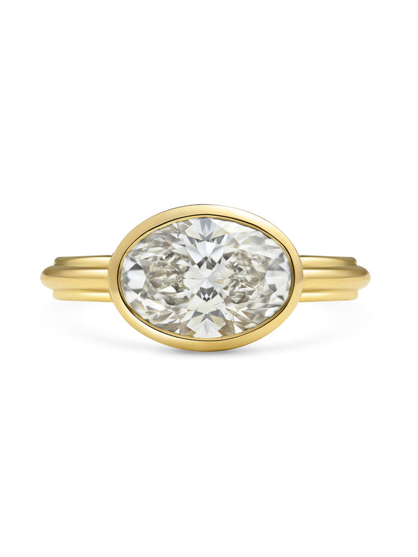 The Celeste Ring by East London jeweller Rachel Boston | Discover our collections of unique and timeless engagement rings, wedding rings, and modern fine jewellery.
