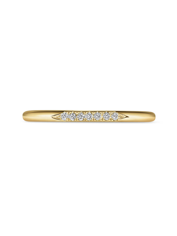The Skinny Stone Band - White Diamonds by East London jeweller Rachel Boston | Discover our collections of unique and timeless engagement rings, wedding rings, and modern fine jewellery.