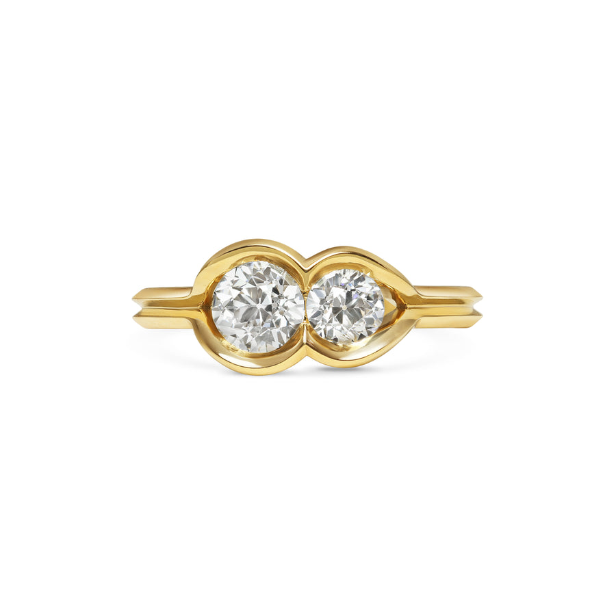 The X- RICARD Ring by East London jeweller Rachel Boston | Discover our collections of unique and timeless engagement rings, wedding rings, and modern fine jewellery. - Rachel Boston Jewellery