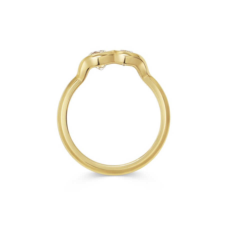 The X- RICARD Ring by East London jeweller Rachel Boston | Discover our collections of unique and timeless engagement rings, wedding rings, and modern fine jewellery. - Rachel Boston Jewellery