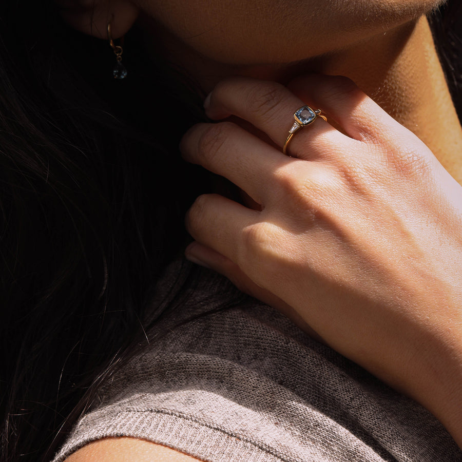 The X-Apurimac Ring by East London jeweller Rachel Boston | Discover our collections of unique and timeless engagement rings, wedding rings, and modern fine jewellery. - Rachel Boston Jewellery