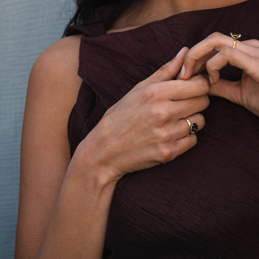 The X - Maracaibo Ring by East London jeweller Rachel Boston | Discover our collections of unique and timeless engagement rings, wedding rings, and modern fine jewellery. - Rachel Boston Jewellery