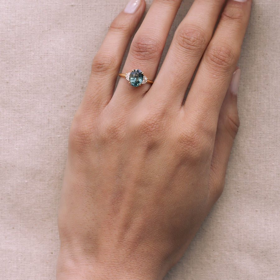 The Sarare Ring by East London jeweller Rachel Boston | Discover our collections of unique and timeless engagement rings, wedding rings, and modern fine jewellery. - Rachel Boston Jewellery