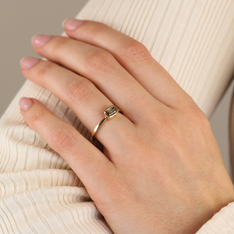 The X - Riviere Ring by East London jeweller Rachel Boston | Discover our collections of unique and timeless engagement rings, wedding rings, and modern fine jewellery. - Rachel Boston Jewellery
