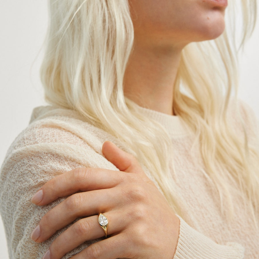 The X - SILAS Ring by East London jeweller Rachel Boston | Discover our collections of unique and timeless engagement rings, wedding rings, and modern fine jewellery. - Rachel Boston Jewellery