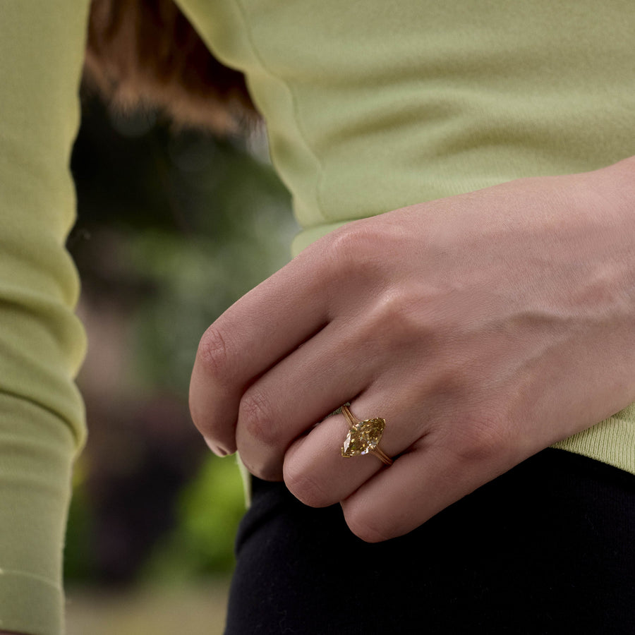 The X - CONTINUUM Ring by East London jeweller Rachel Boston | Discover our collections of unique and timeless engagement rings, wedding rings, and modern fine jewellery. - Rachel Boston Jewellery