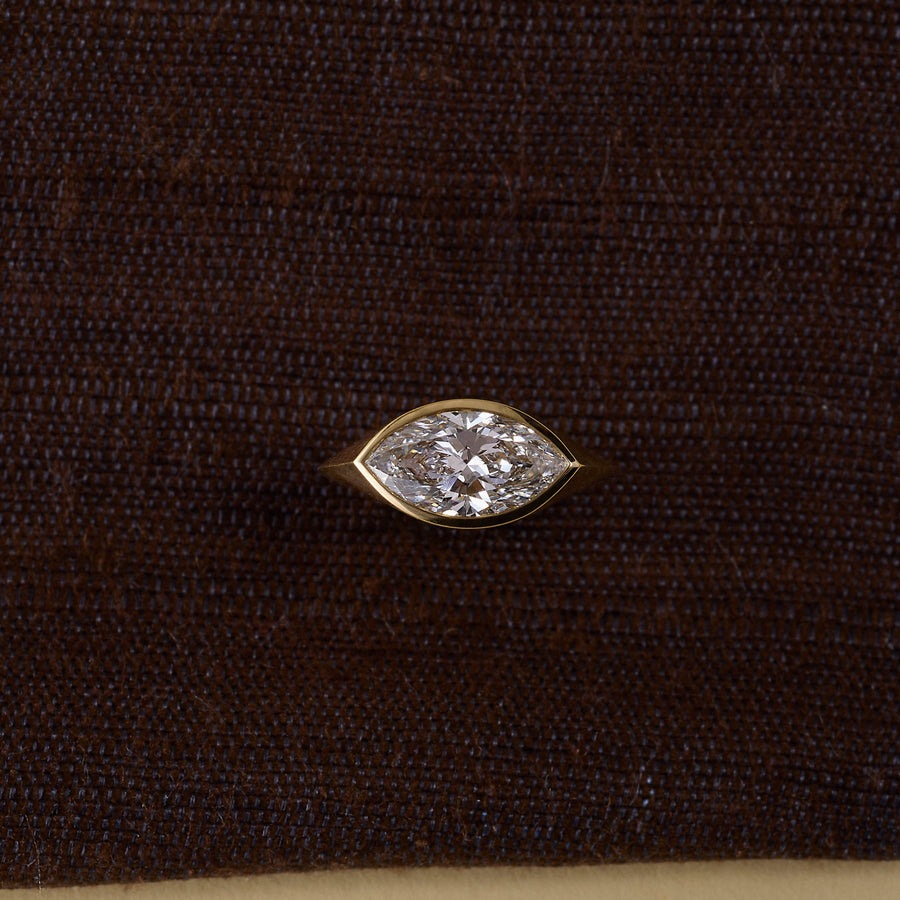 The AXIS Ring by East London jeweller Rachel Boston | Discover our collections of unique and timeless engagement rings, wedding rings, and modern fine jewellery. - Rachel Boston Jewellery