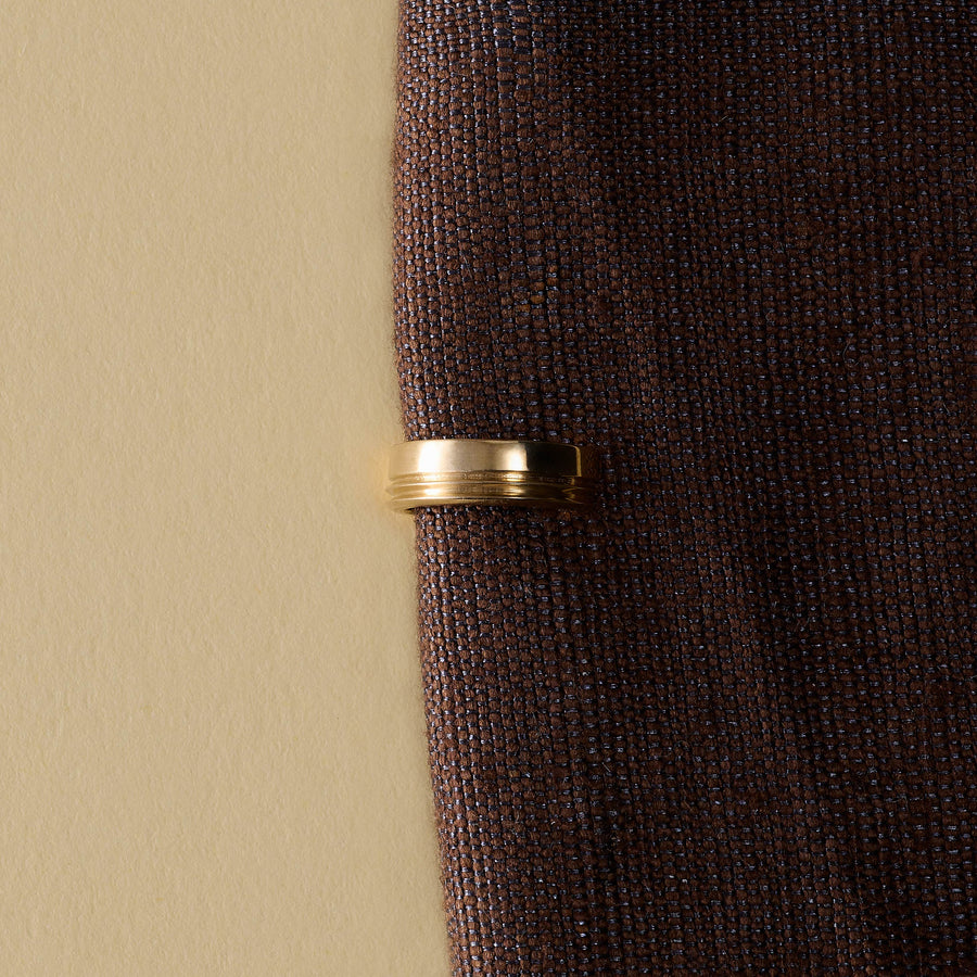 The THREAD Earcuff by East London jeweller Rachel Boston | Discover our collections of unique and timeless engagement rings, wedding rings, and modern fine jewellery. - Rachel Boston Jewellery