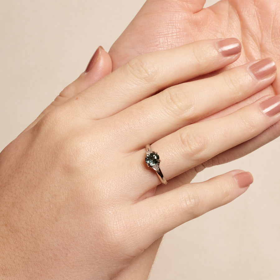The X - Macareo Ring by East London jeweller Rachel Boston | Discover our collections of unique and timeless engagement rings, wedding rings, and modern fine jewellery. - Rachel Boston Jewellery