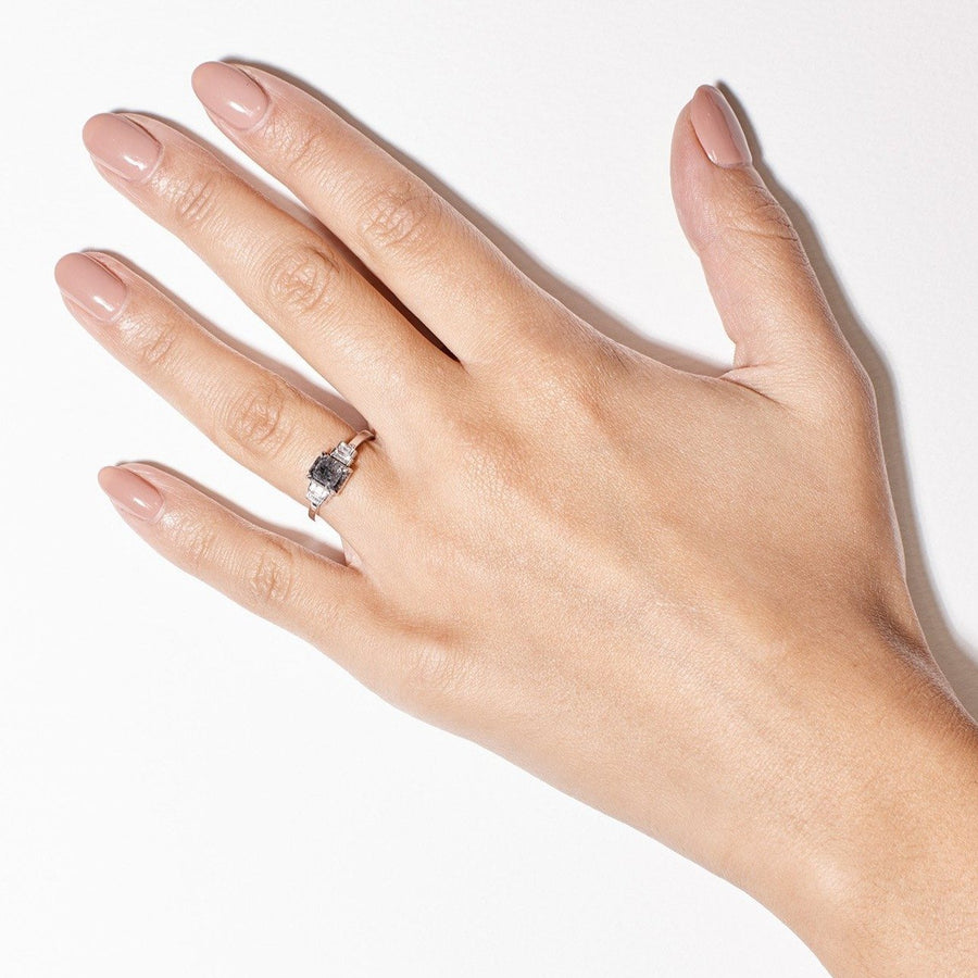 The X - Centaurus Ring by East London jeweller Rachel Boston | Discover our collections of unique and timeless engagement rings, wedding rings, and modern fine jewellery. - Rachel Boston Jewellery