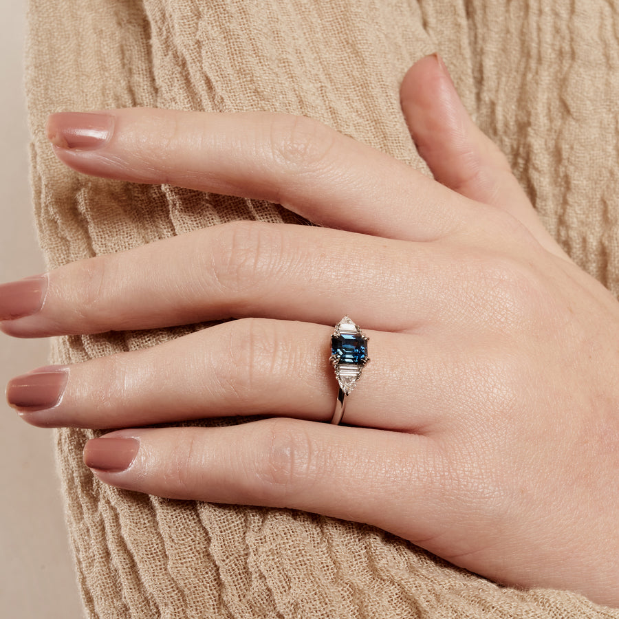 The Aro Ring by East London jeweller Rachel Boston | Discover our collections of unique and timeless engagement rings, wedding rings, and modern fine jewellery. - Rachel Boston Jewellery