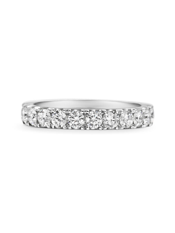 The Diamond Circulum Band - 3mm by East London jeweller Rachel Boston | Discover our collections of unique and timeless engagement rings, wedding rings, and modern fine jewellery.