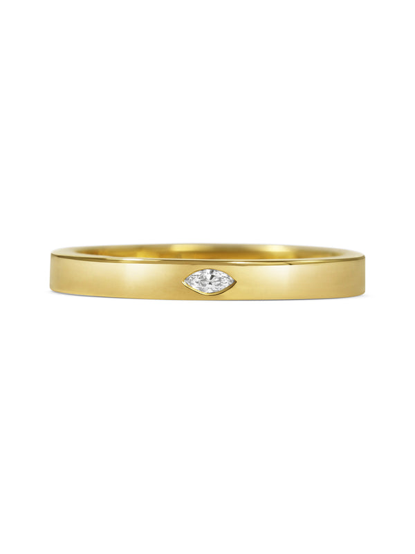 The Little Marquise Ring by East London jeweller Rachel Boston | Discover our collections of unique and timeless engagement rings, wedding rings, and modern fine jewellery.