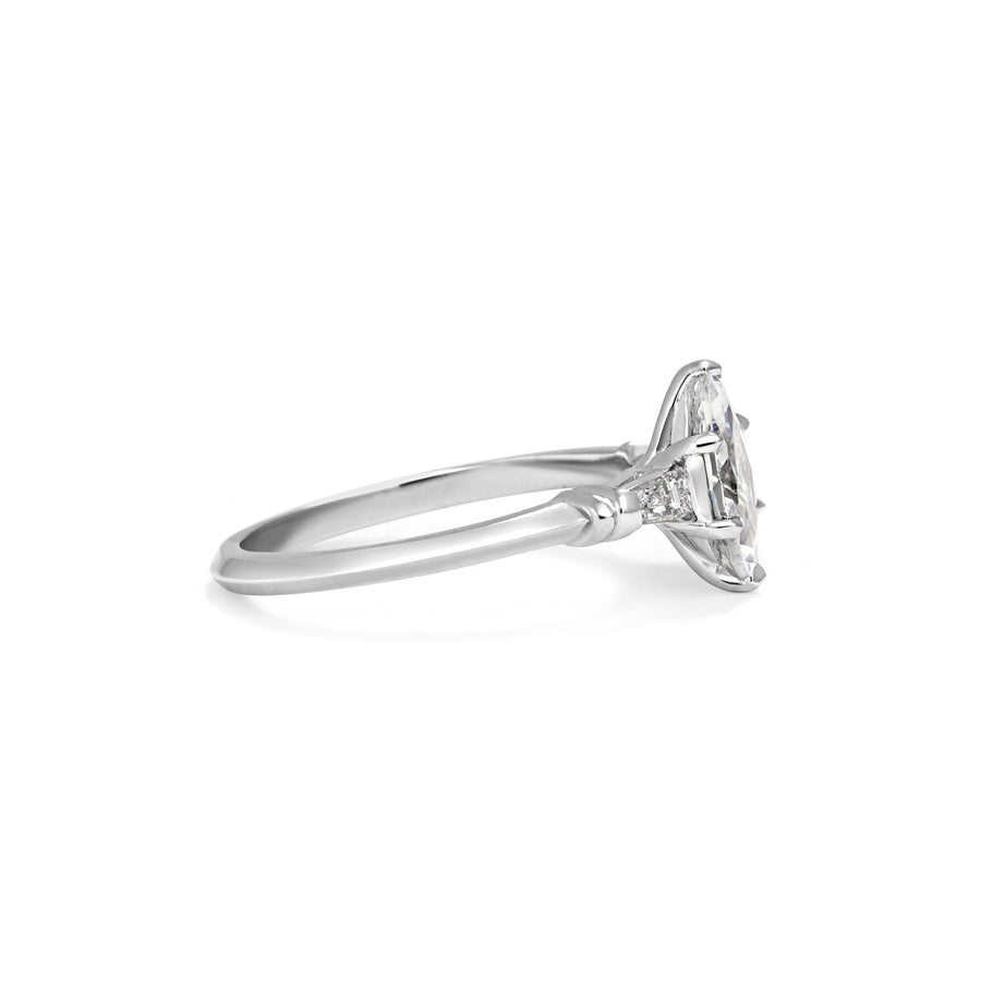The Bette Ring - Marquise Cut by East London jeweller Rachel Boston | Discover our collections of unique and timeless engagement rings, wedding rings, and modern fine jewellery. - Rachel Boston Jewellery