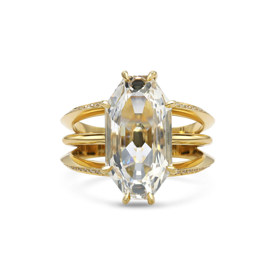 The X - Cupid Ring by East London jeweller Rachel Boston | Discover our collections of unique and timeless engagement rings, wedding rings, and modern fine jewellery. - Rachel Boston Jewellery
