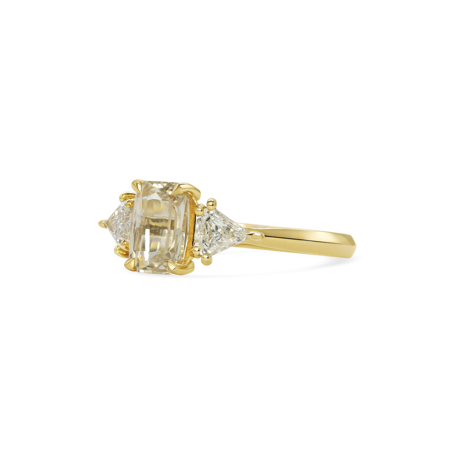 The X - Elio Ring by East London jeweller Rachel Boston | Discover our collections of unique and timeless engagement rings, wedding rings, and modern fine jewellery. - Rachel Boston Jewellery