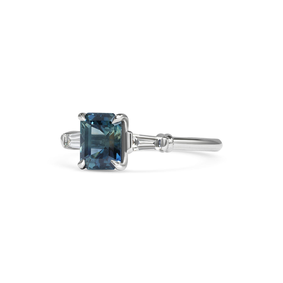 The X - Guanare Ring by East London jeweller Rachel Boston | Discover our collections of unique and timeless engagement rings, wedding rings, and modern fine jewellery. - Rachel Boston Jewellery