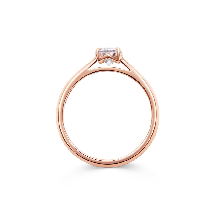The Joy Ring - Oval Cut by East London jeweller Rachel Boston | Discover our collections of unique and timeless engagement rings, wedding rings, and modern fine jewellery. - Rachel Boston Jewellery