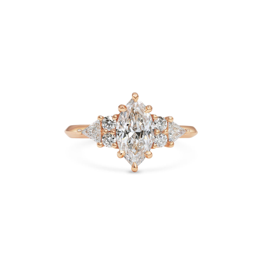The Lois Ring by East London jeweller Rachel Boston | Discover our collections of unique and timeless engagement rings, wedding rings, and modern fine jewellery. - Rachel Boston Jewellery