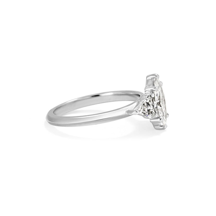 The Lois Ring by East London jeweller Rachel Boston | Discover our collections of unique and timeless engagement rings, wedding rings, and modern fine jewellery. - Rachel Boston Jewellery
