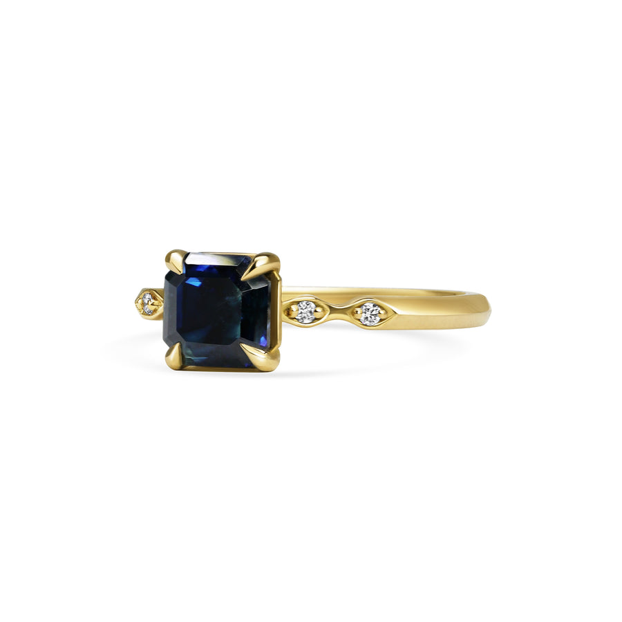 The X - Mocapra Ring by East London jeweller Rachel Boston | Discover our collections of unique and timeless engagement rings, wedding rings, and modern fine jewellery. - Rachel Boston Jewellery
