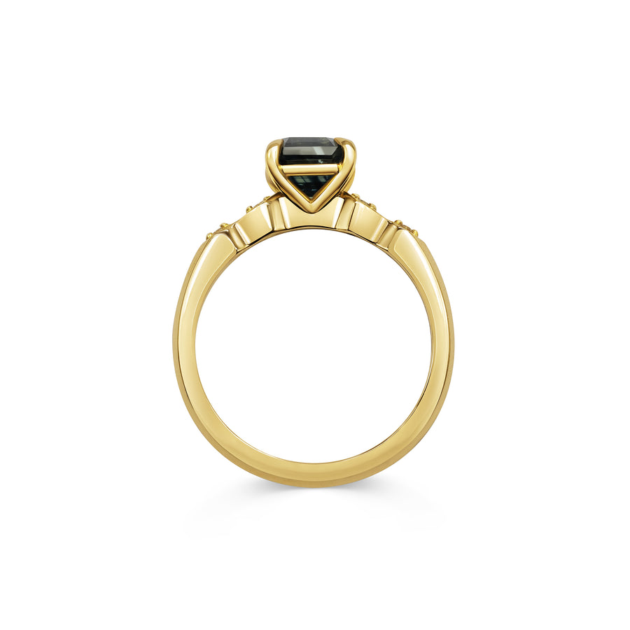 The X - Mocapra Ring by East London jeweller Rachel Boston | Discover our collections of unique and timeless engagement rings, wedding rings, and modern fine jewellery. - Rachel Boston Jewellery