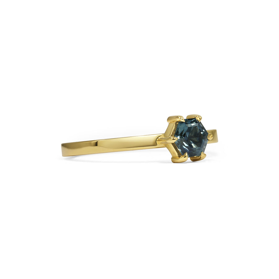 The X - Manamo Ring by East London jeweller Rachel Boston | Discover our collections of unique and timeless engagement rings, wedding rings, and modern fine jewellery. - Rachel Boston Jewellery