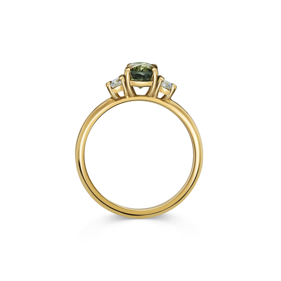 The X - Merevarí Ring by East London jeweller Rachel Boston | Discover our collections of unique and timeless engagement rings, wedding rings, and modern fine jewellery. - Rachel Boston Jewellery