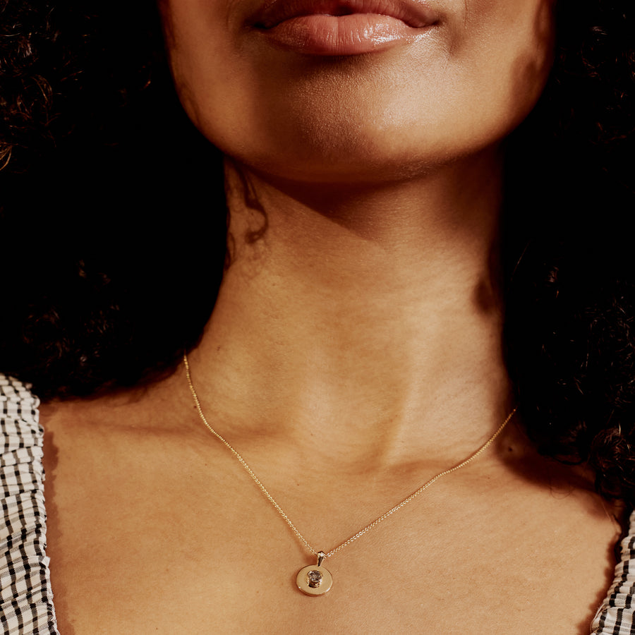 The X - Morgan Necklace by East London jeweller Rachel Boston | Discover our collections of unique and timeless engagement rings, wedding rings, and modern fine jewellery. - Rachel Boston Jewellery