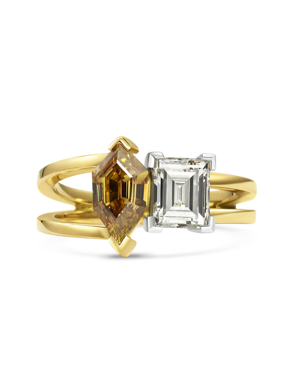 The X-Priapus Ring by East London jeweller Rachel Boston | Discover our collections of unique and timeless engagement rings, wedding rings, and modern fine jewellery.