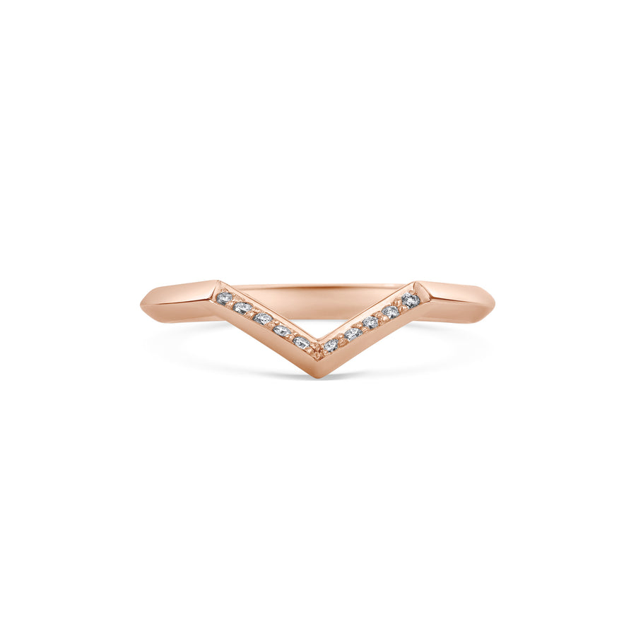 The Quadro Diamond Wedding Band by East London jeweller Rachel Boston | Discover our collections of unique and timeless engagement rings, wedding rings, and modern fine jewellery. - Rachel Boston Jewellery