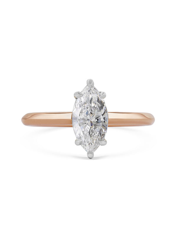 The Thelma Ring by East London jeweller Rachel Boston | Discover our collections of unique and timeless engagement rings, wedding rings, and modern fine jewellery.