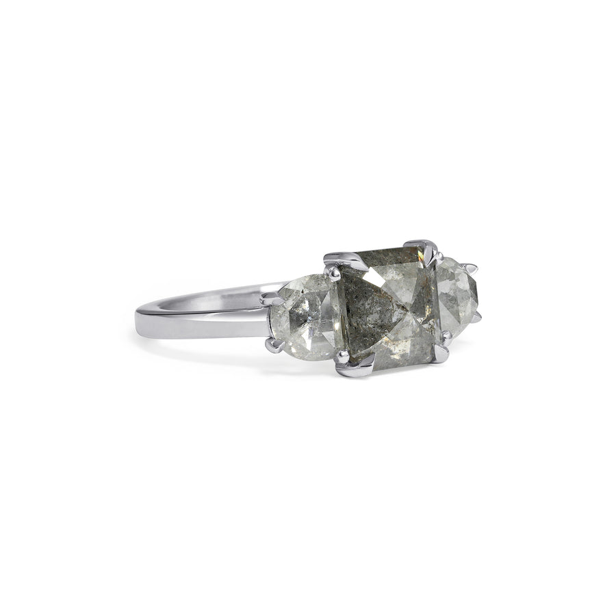 The X - Umbriel Ring by East London jeweller Rachel Boston | Discover our collections of unique and timeless engagement rings, wedding rings, and modern fine jewellery. - Rachel Boston Jewellery