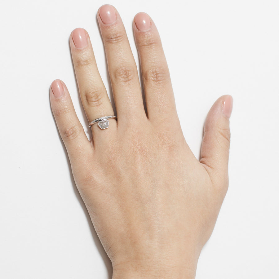 The Pakhet Ring by East London jeweller Rachel Boston | Discover our collections of unique and timeless engagement rings, wedding rings, and modern fine jewellery. - Rachel Boston Jewellery
