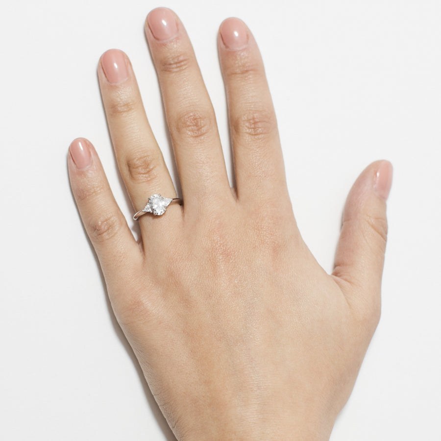 The Ayla Ring by East London jeweller Rachel Boston | Discover our collections of unique and timeless engagement rings, wedding rings, and modern fine jewellery. - Rachel Boston Jewellery