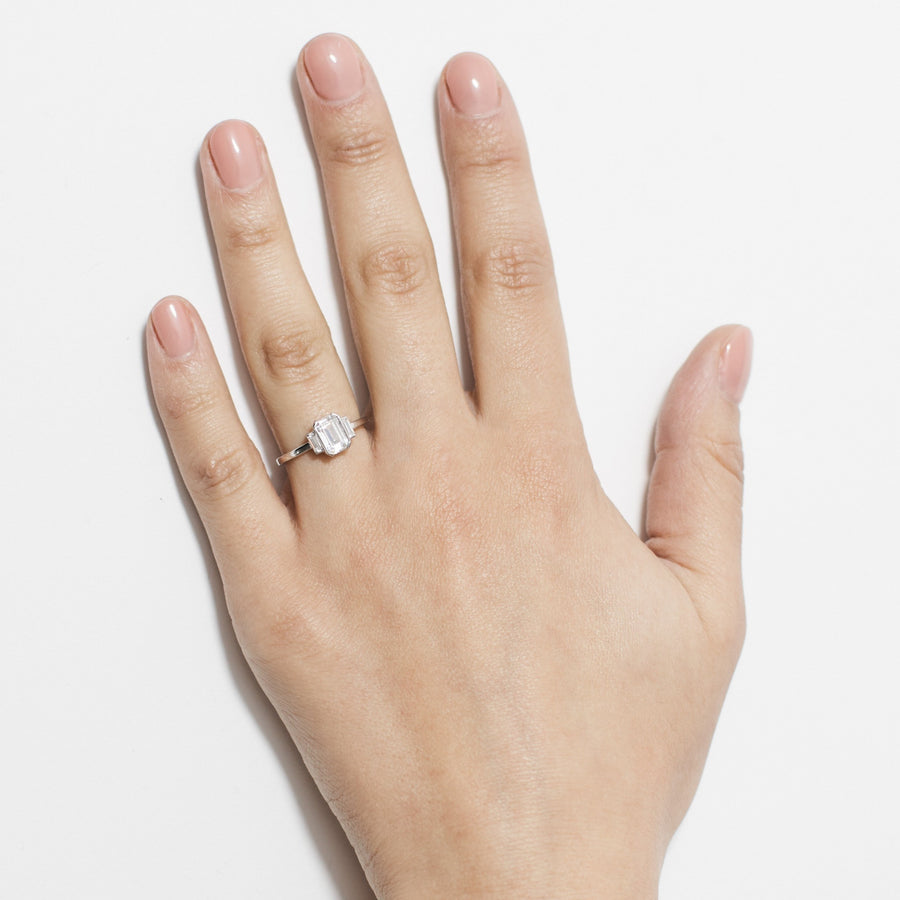 The Vela Ring by East London jeweller Rachel Boston | Discover our collections of unique and timeless engagement rings, wedding rings, and modern fine jewellery. - Rachel Boston Jewellery