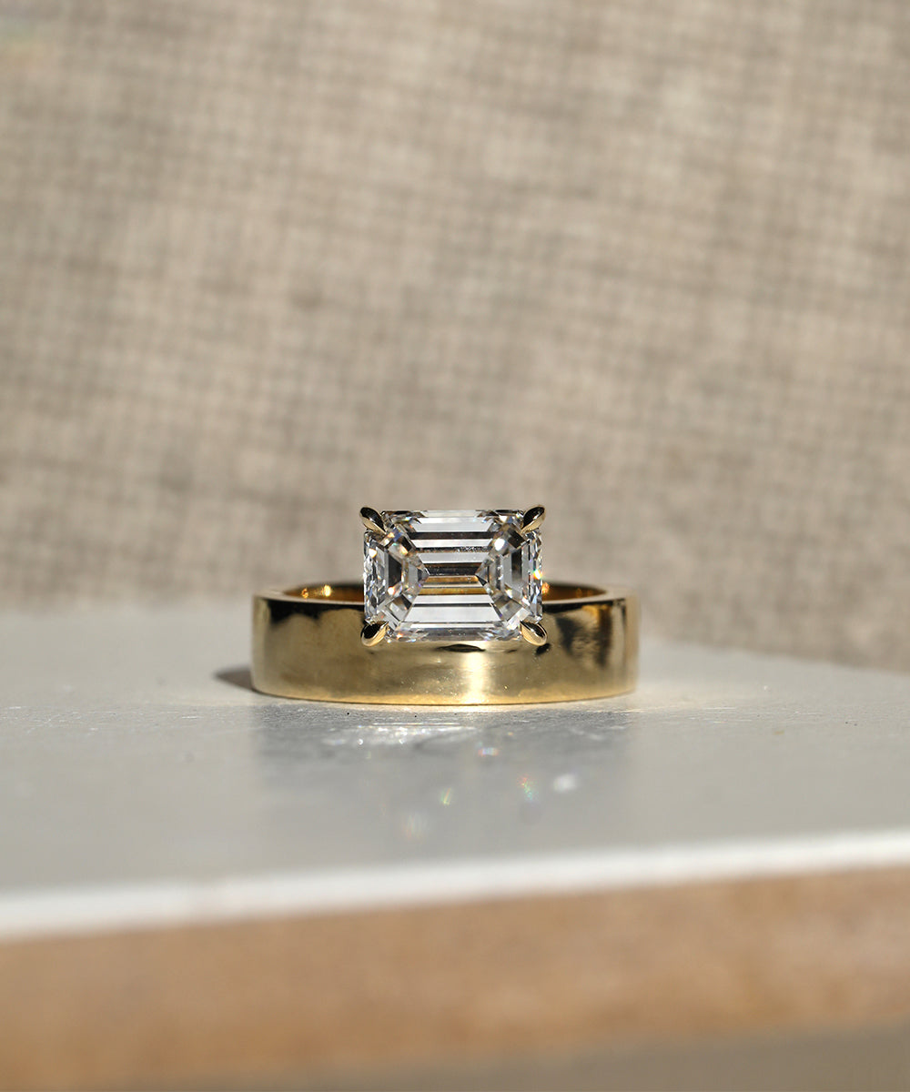 3 Setting Styles for an Emerald Cut Diamond