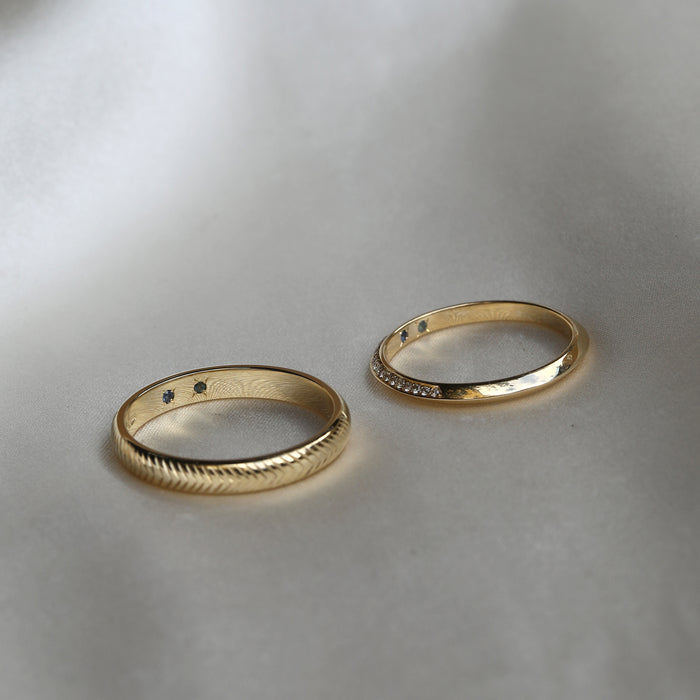 How to Personalise Your Wedding Rings - Rachel Boston Jewellery