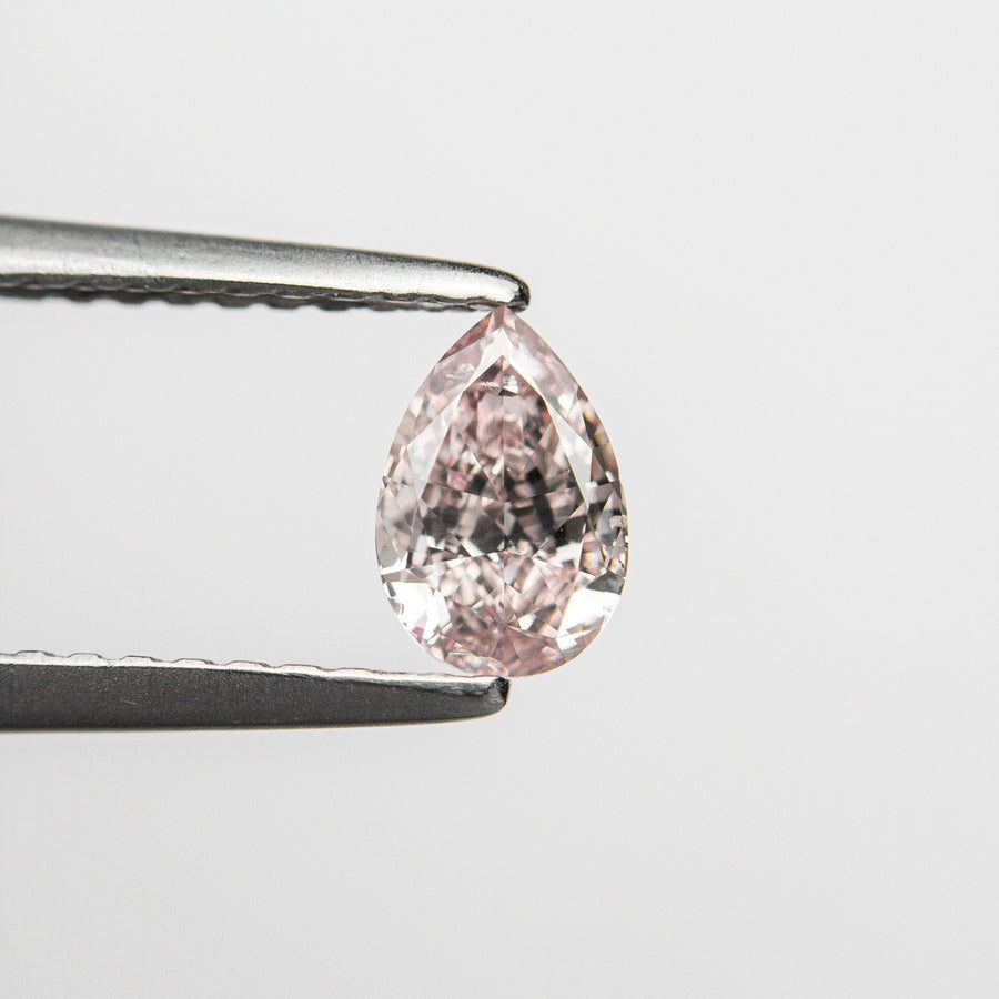 The 0.40ct 6.02x4.05x2.37mm GIA I1 Fancy Pink Pear Brilliant 🇦🇺 24128-01 by East London jeweller Rachel Boston | Discover our collections of unique and timeless engagement rings, wedding rings, and modern fine jewellery. - Rachel Boston Jewellery