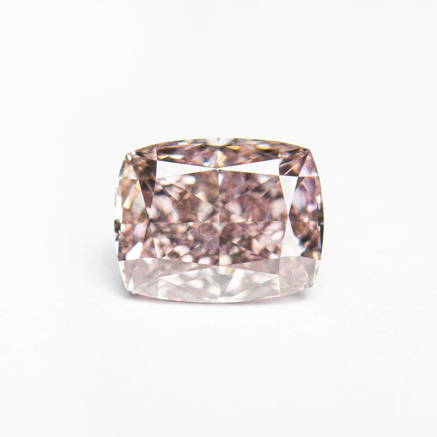 The 1.76ct 7.65x6.01x4.18mm GIA VS2 Fancy Brown-Pink Cushion Brilliant 🇨🇦 24111-01 by East London jeweller Rachel Boston | Discover our collections of unique and timeless engagement rings, wedding rings, and modern fine jewellery. - Rachel Boston Jewellery