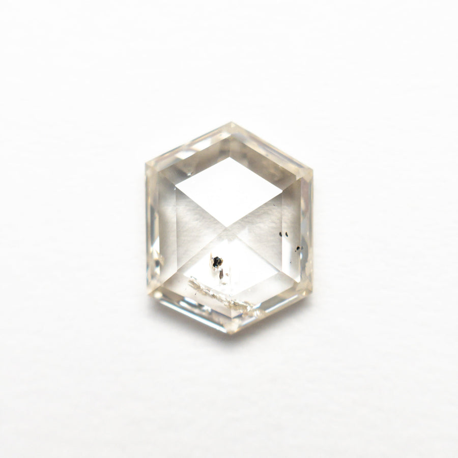 The 1.52ct 8.82x6.99x2.64mm Hexagon Rosecut 18117-01 by East London jeweller Rachel Boston | Discover our collections of unique and timeless engagement rings, wedding rings, and modern fine jewellery. - Rachel Boston Jewellery