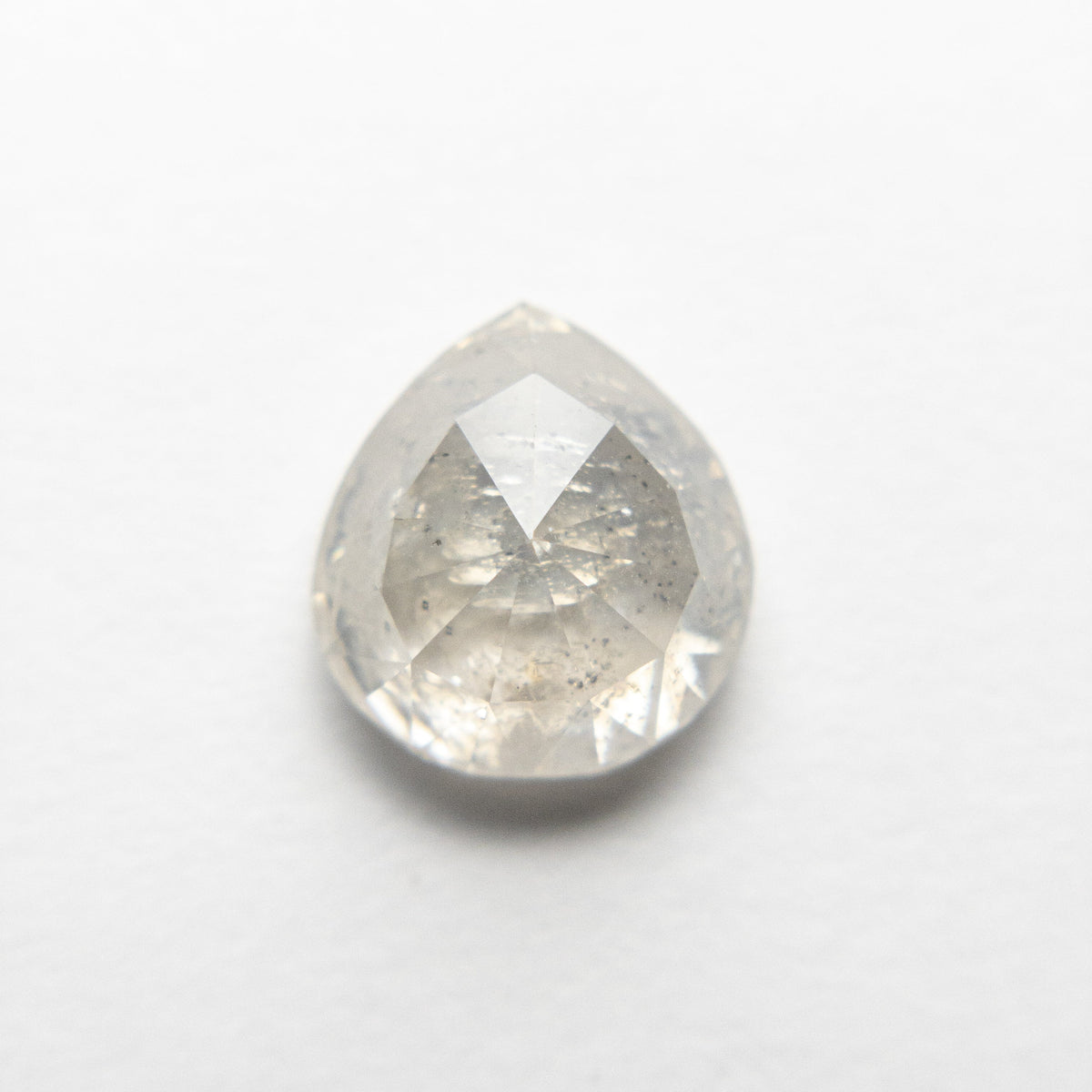The 2.16ct 8.35x7.77x4.30mm Pear Double Cut 18455-03 by East London jeweller Rachel Boston | Discover our collections of unique and timeless engagement rings, wedding rings, and modern fine jewellery.