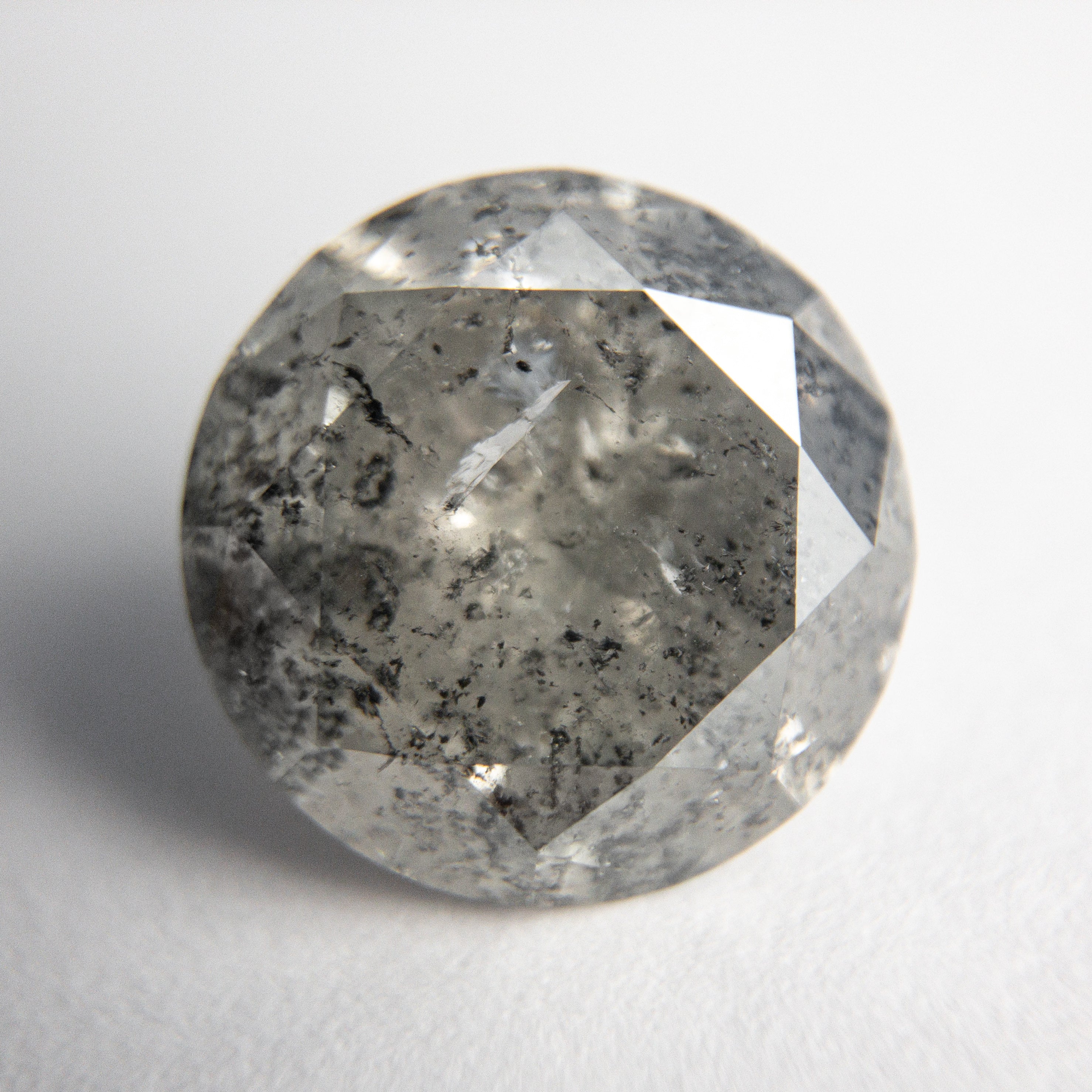 The 5.59ct 11.43x11.50x6.62mm Round Brilliant 18494-06 by East London jeweller Rachel Boston | Discover our collections of unique and timeless engagement rings, wedding rings, and modern fine jewellery.