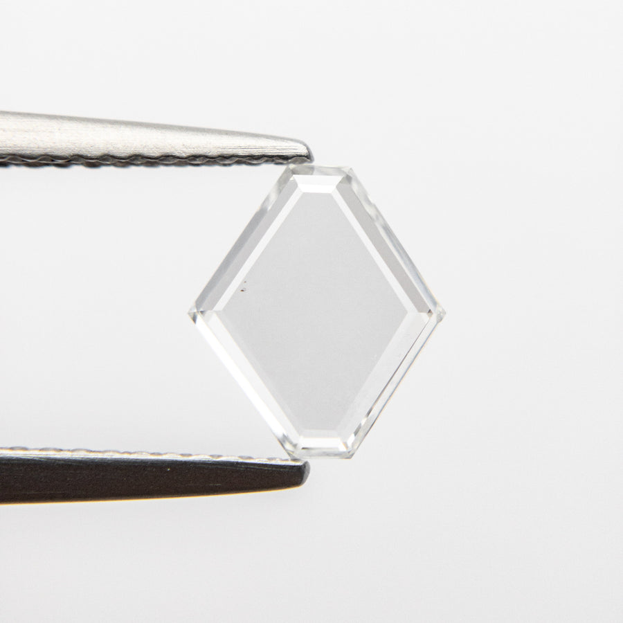 The 0.89ct 8.63x7.58x1.48mm Hexagon Portrait Cut 18495-05 by East London jeweller Rachel Boston | Discover our collections of unique and timeless engagement rings, wedding rings, and modern fine jewellery. - Rachel Boston Jewellery