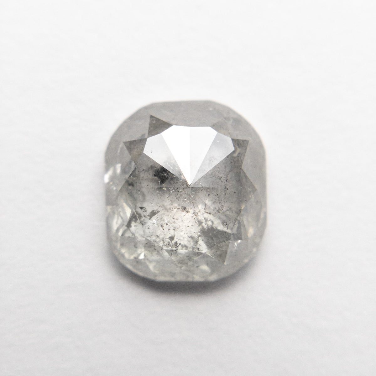 The 2.77ct 9.12x8.15x3.65mm Cushion Rosecut 18727-04 by East London jeweller Rachel Boston | Discover our collections of unique and timeless engagement rings, wedding rings, and modern fine jewellery.